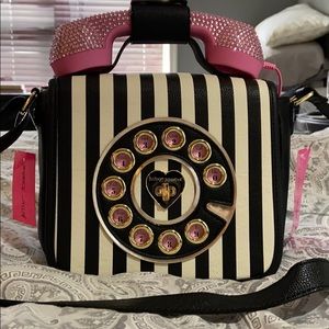 COPY - Betsey Johnson Call Me purse with retro receiver!!